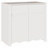 vidaXL Strani &scaron;al Drammen Bela 79 x 43 x 75.5 cm Trden borov les