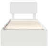vidaXL Konstrukcija postelje Bela 100 x 200 cm Konstruirano leseno