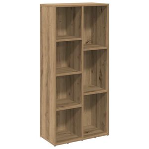 vidaXL Knjižna omara artisan hrast 50x25x104 cm