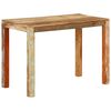 vidaXL Jedilna miza 110x55x76 cm trden predelan les