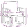 vidaXL Zunanja garnitura za sedenje Masivno akacijevo les in poliester