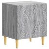 vidaXL Nočna omarica Siva Sonoma 43 x 34,5 x 50 cm Inženirski les