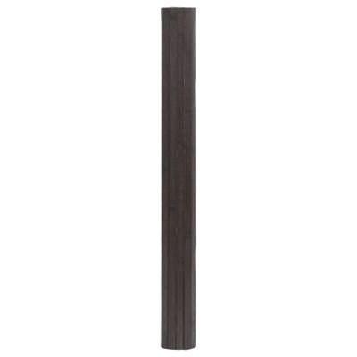 vidaXL Preproga pravokotna temno rjava 60x300 cm bambus