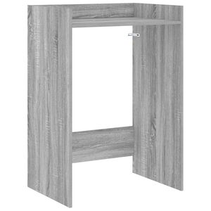 vidaXL Omara za pralni stroj Siva Sonoma 67,5 x 48 x 97 cm