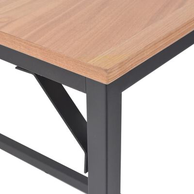 vidaXL Jedilna miza iz jesenovine 180x90x76 cm
