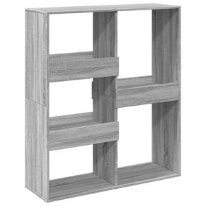 vidaXL Pregrada za prostor siva sonoma 100x33x115 cm inženirski les