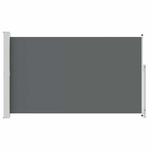 vidaXL Zložljivo stransko senčilo Antracit 300 x 180 cm Poliester