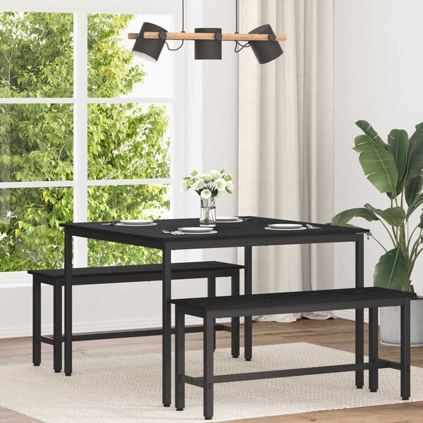 vidaXL Jedilne mize KOVINA