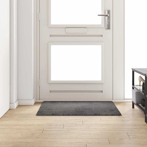 vidaXL Preproga za tek Siva 100 x 100 cm 100% polipropilenski tuf