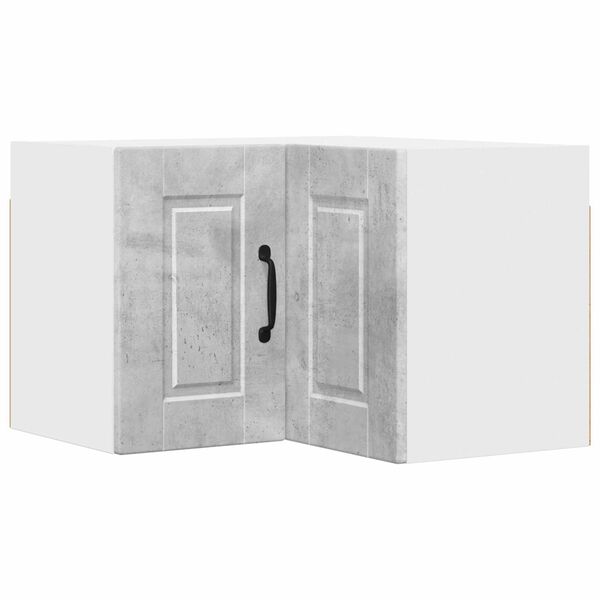 vidaXL Kuhinjski element Betonsko siva 57 x 57 x 40 cm Konstruiran les