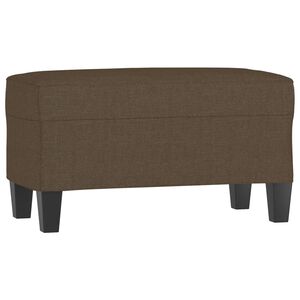 vidaXL Klop rjava 100x35x41 cm blago