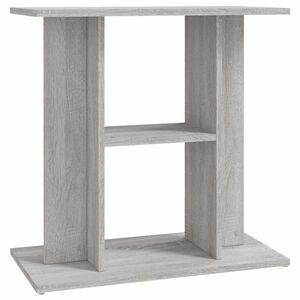 vidaXL Stojalo za akvarij sivo sonoma 60x30x60 cm inženirski les