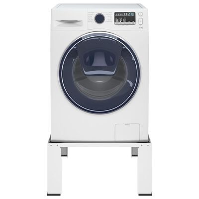 vidaXL Podstavek za pralni stroj bel