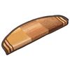 vidaXL Samolepilne preproge za stopnice 10 kosov 65x21x4 cm rjave