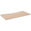 vidaXL Mizna plo&scaron;ča 110x60x2,5 cm trdna borovina