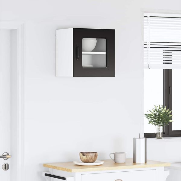 vidaXL Kuhinjski element Kalmar Črna 40 x 31 x 40 cm Konstruiran les