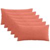 vidaXL Prevleka za blazino 6 pcs ALMELO Rdeče oranžna 40 x 70 cm