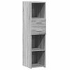 vidaXL Visoka omara siva sonoma 30x42,5x124 cm inženirski les
