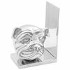 vidaXL Knjižna opora 2 kos srebrna 8 x 12 x 16,5 cm Aluminij