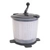 Bo-Camp Pralni stroj s centrifugo 33x33x46 cm temno siv