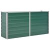 vidaXL Visoka greda iz pocinkanega jekla 160x40x77 cm zelene barve