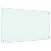 vidaXL Kuhinjska za&scaron;čitna obloga mlečna 90x50 cm kaljeno steklo