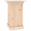 vidaXL Stojalo za rože 40x40x60 cm trdna borovina