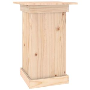 vidaXL Stojalo za rože 40x40x60 cm trdna borovina