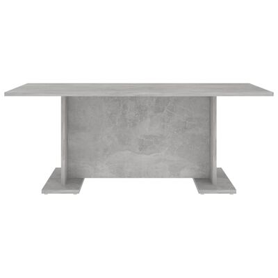 vidaXL Klubska mizica betonsko siva 103,5x60x40 cm iverna plošča