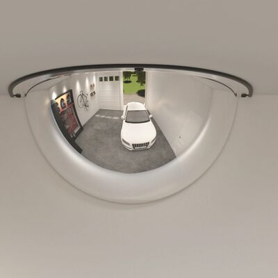 vidaXL Panoramsko prometno ogledalo 2 kosa Ø80 cm akril