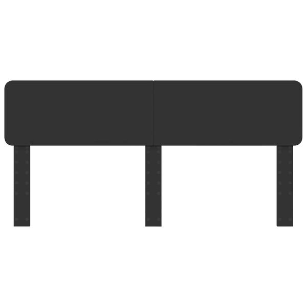 vidaXL Vzglavje Črna Orehovina 200 cm Konstruiran les
