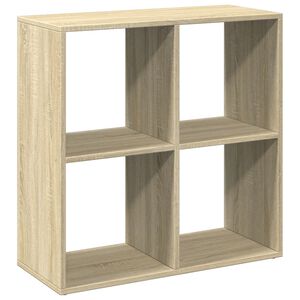 vidaXL Pregrada s knjižno omaro sonoma hrast 69,5x29x69,5 cm inž. les
