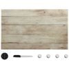 vidaXL Stenska magnetna tabla steklo 100x60 cm