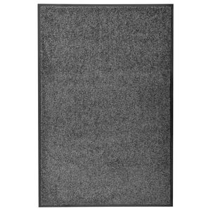 vidaXL Pralni predpražnik antraciten 60x90 cm