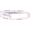 vidaXL Posteljni okvir s predali bel 120x190 cm inženirski les