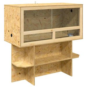 vidaXL Terarij Rjava 100 x 50 x 100 cm OSB