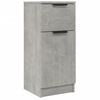 vidaXL Komoda betonsko siva 30x30x70 cm konstruiran les