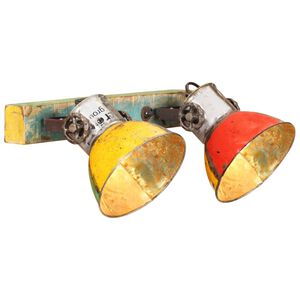 vidaXL Industrijska stenska svetilka večbarvna 45x25 cm E27