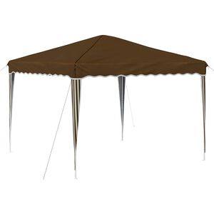 vidaXL Zložljivi &scaron;otor za zabave 288 x 288 x 245 cm Taupe