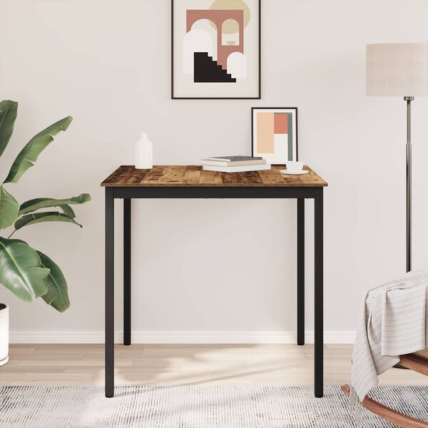 vidaXL Stoječ miza za bar Konstruiran les