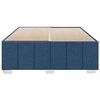 vidaXL Posteljni okvir brez vzmetnice moder 160x200 cm blago