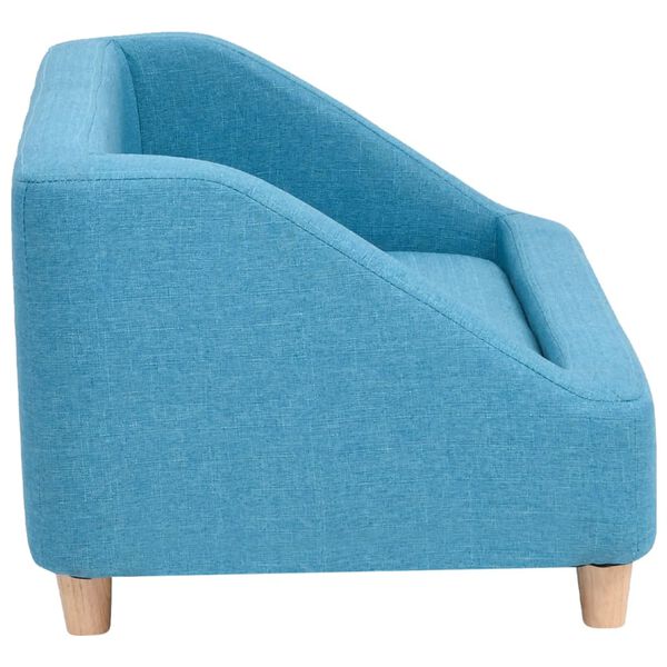 vidaXL Pasji kavč turkizen 85x50x39 cm platno