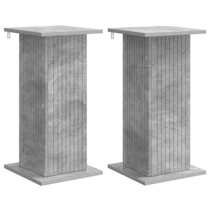 vidaXL Stojalo za rastline 2 kos Betonsko siva 30,5 x 30 x 60,5 cm