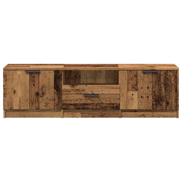 vidaXL TV omarica Old Wood 140x35x40 cm Inženirski les