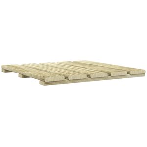 vidaXL Tla za teraso 30 kos Zelena 50 x 50 cm Zeleni impregniran bor