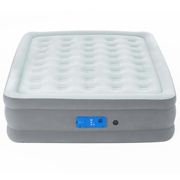 Bestway Napihljiva postelja AlwayzAire za 2 osebi 203x152x46 cm siva