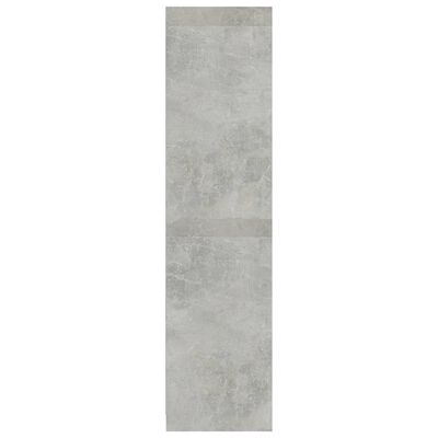 vidaXL Garderobna omara s predali betonsko siva 50x50x200 cm