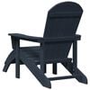 vidaXL Stol Adirondack Temno modra 82 x 74 x 92 cm HDPE