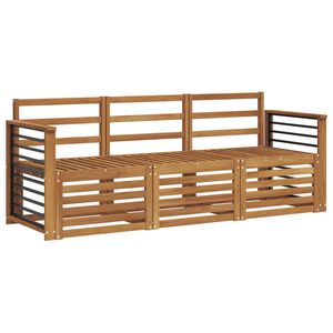 vidaXL Sedežne garniture 3 kos Masiven les akacije