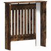 vidaXL Pokrov radiatorja Dimljeni oreh 78 x 19 x 81,5 cm